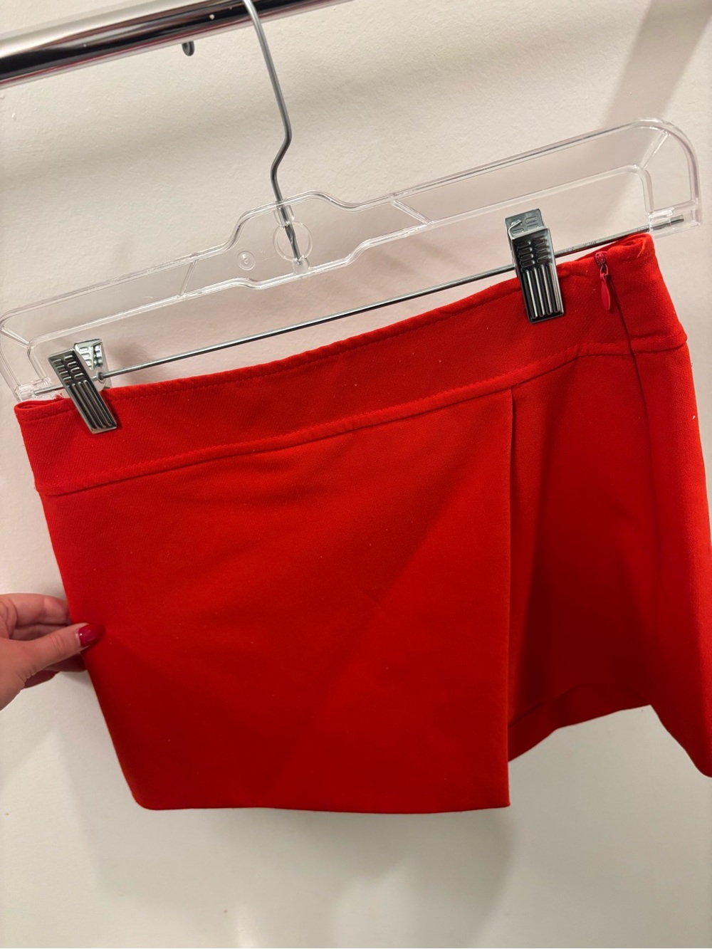 Zara Red Stretch Skort